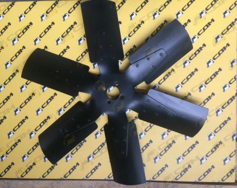 Крыльчатка вентилятора (металл) d=42 D=595 4 отв Yuchai 6108/6B125